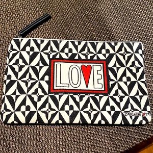 Brighton Tom Clancy Look of Love Collection Canvas Makeup Pouch - NWOT